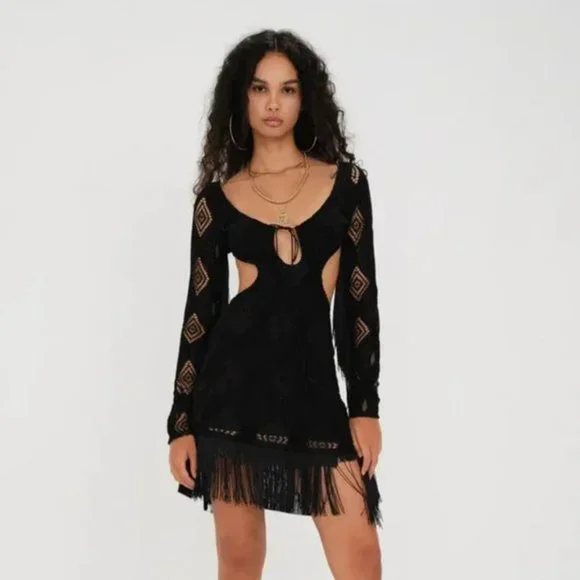 NEW For love & lemons Aubrey Mini dress - Picture 4 of 5